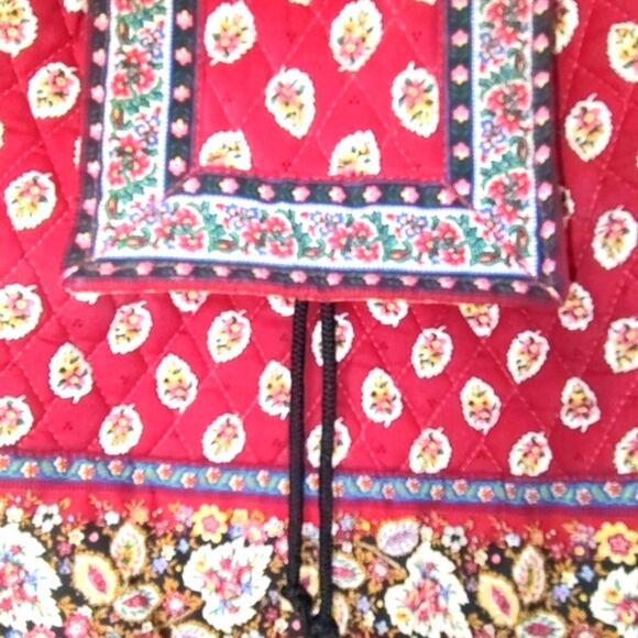 Vera Bradley large quilted paisley backpack EUC - Picture 3 of 9